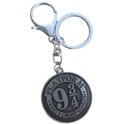 Брелок Harry Potter Hogwarts express Платформа 9 3/4 Гарри Поттер (цвет серый)