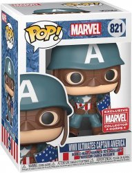 Фигурка Funko Marvel WWII Ultimate Captain America фанко Капитан Америка (CC Exclusive) 821