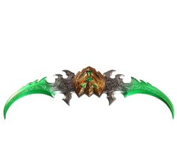 Игрушка World of Warcraft Warglaive Of Azzinoth Клинки Аззинота метал 21 см. 