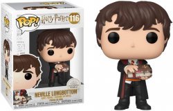 Фигурка Funko Pop Harry Potter Neville Longbottom with Monster Book Невилл Долгопупс