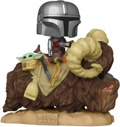 Фигурка Funko Deluxe: Mandalorian on Bantha with Child Фанко Звёздные войны: Мандалорец 416