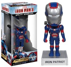 Фигурка Avengers Iron Man 3 Movie Iron Patriot 7-Inch Bobble Head