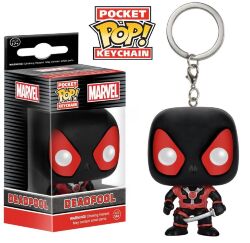 Брелок Marvel Black Suit Deadpool Pop! Vinyl