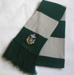 Шарф широкий Слизерин (Scarf Harry Potter Slytherin Wool) №2