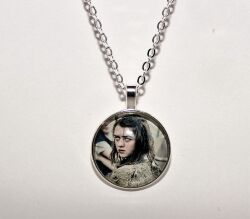 Медальон Game of Thrones Arya Stark (Арья Старк) grey