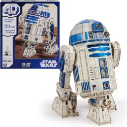 Пазл 4D Build Star Wars R2-D2 puzzle 3D картон Зоряні війни Р2-Д2 201 шт. 