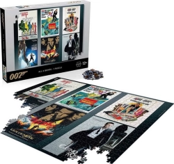 Пазл Winning Moves JAMES BOND 007 Actor Debut Poster Джеймс Бонд 1000 шт.