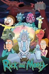 Постер Рик и Морти Rick and Morty Maxi Poster Season 4 плакат 91*61 см