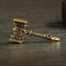 Брелок World of Warcraft Doomhammer Варкрафт латунь 6 см.