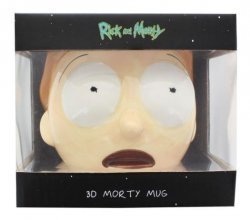 Чашка Рик и Морти Morty Face 3D Sculpted Mug 20 Oz