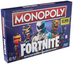 Монополия настольная игра Фортнайт Monopoly Game: Fortnite Edition NEW (27 новых персонажей)