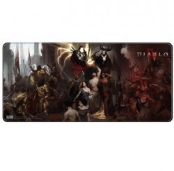 Килимок для миші ігрова поверхня Blizzard DIABLO IV 4 - Inarius and Lilith (Діабло) XL (90*42 cm)