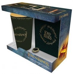 Подарунковий набір LORD OF THE RINGS - XXL glass + Pin + Pocket Notebook The ring