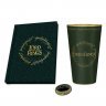 Подарочный набор LORD OF THE RINGS - XXL glass + Pin + Pocket Notebook The ring