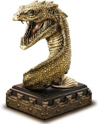 Фигурка подставка для книг Noble Collection Harry Potter Basilisk Bookends Гарри Поттер Василиск