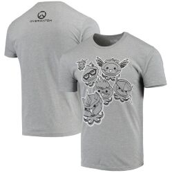 Футболка Pachimari Overwatch Heathered Gray Hero T-Shirt (размер L)