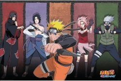 Постер Naruto Shippuden - Naruto and alliÚs Maxi Poster Наруто плакат 90*60 см