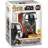 Фигурка Funko Star Wars: Mandalorian with Darksaber Фанко Мандалорец Тёмный меч (Glow, Exclusive) 491