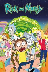 Постер Рик и Морти Rick and Morty Maxi Poster Group плакат 90*60 см