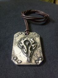 Брелок ABS-пластик World of Warcraft Horde №2