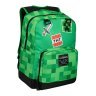 Рюкзак майнкрафт - Minecraft Survival Badges Kids Backpack (Green, 17 ") School