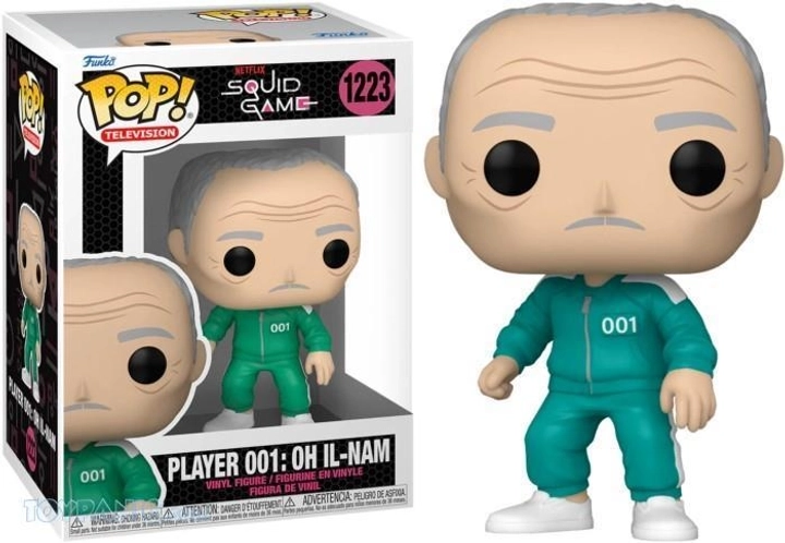 Фігурка Funko Squid Game Player 001:Oh il-NAM Гра у Кальмара Гравець 001 фанко 1223
