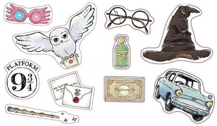 Наклейки ABYstyle Harry Potter Magical Objects 2 (Гаррі Поттер) Магічні речі