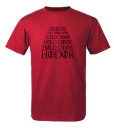 Футболка чоловіча HODOR Game of Thrones (розмір XL)