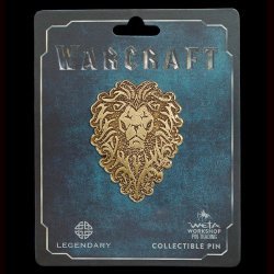 Значок Alliance collectible Pin Warcraft - Alliance Distressed Bronze