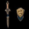 Значок collectible Pin Warcraft LOTHAR SWORD and SHIELD DUAL PIN