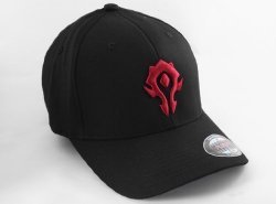 Кепка World of Warcraft Horde 3D Flexfit Hat (размер L/XL, S/M) красный