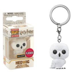 Брелок Funko Pop Гаррі Поттер Букля Harry Potter Hedwig Ексклюзив (Flocked)