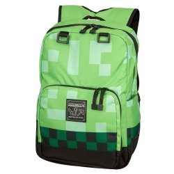 Рюкзак майнкрафт - Minecraft Creeper Kids Backpack (Green, 18 