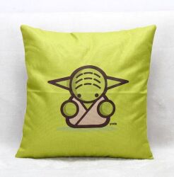 Наволочка Star Wars (Polyester & Linen) Yoda