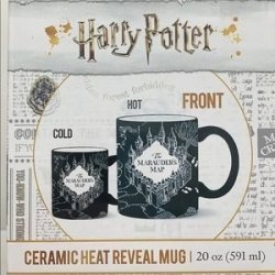 Кружка Harry Potter Marauders Map 20 Oz Карта мародерів (змінює колір)