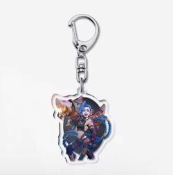 Брелок League Of Legends Arcane Jinx Anime Acrylic keychain Лига Легенд Джинкс 2