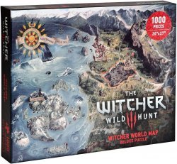 Пазл Ведьмак Dark Horse Deluxe The Witcher 3: Wild Hunt World Map Deluxe Puzzle