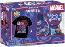 Фігурка + футболка Funko Tee Box Marvel: Captain America Коробка фанко Капітан Америка (розмір M)