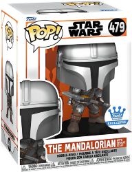 Фигурка Funko Star Wars: Mandalorian with Beskar Staff Фанко Мандалорец Бескар (Funko Exclusive) 479