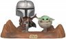 Фигурка Funko Pop! Moment Star Wars: Mandalorian and The Child Мандалорец Фанко Звёздные войны