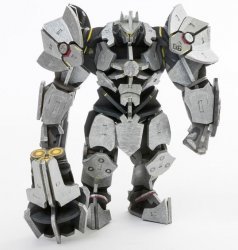 Конструктор з дерева 3D - Overwatch Reinhardt Incredibuilds Wood Model