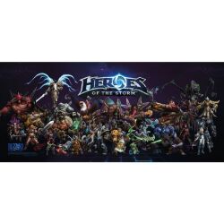 Плакат фірмовий Blizzard - Heroes of the Storm Multi-Character Poster