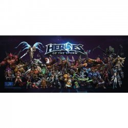 Плакат фірмовий Blizzard - Heroes of the Storm Multi-Character Poster