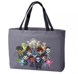 Сумка tokidoki x Overwatch Grey Canvas Totebag