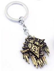 Брелок World of Warcraft  Horde Metal Bronze