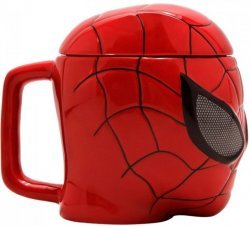 Кухоль Marvel Spiderman Ceramic 3D Mug Чашка Людина павук 350 мл