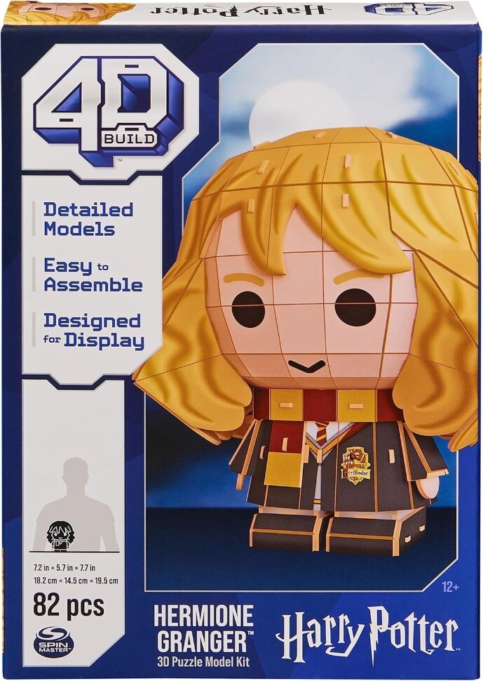 Пазл 4D Build Harry Potter puzzle 3D Hermione Granger картон Гарри Поттер Гермиона 82 шт.