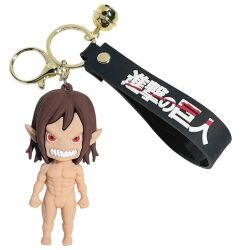 Брелок подвеска на рюкзак Attack on Titan Атака Титанов Эрен Eren 3D Keychain Anime Backpack