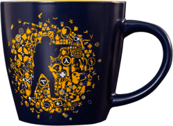 Кружка Valve CS:GO Icon Splatter Mug 350 ml Navy