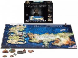 4D пазли Game of Thrones - Cityscape 4D Westeros and Essos Puzzle (891 Piece)